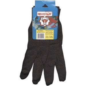 General Purpose Working Gloves, Large (Brown) (Pack of 4) GONZ000010