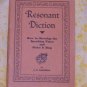Resonant Diction, J.H. Campbell