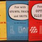 Feke Card Trick, Fun with Optical Illusions, Fun with Stunts 3 titles