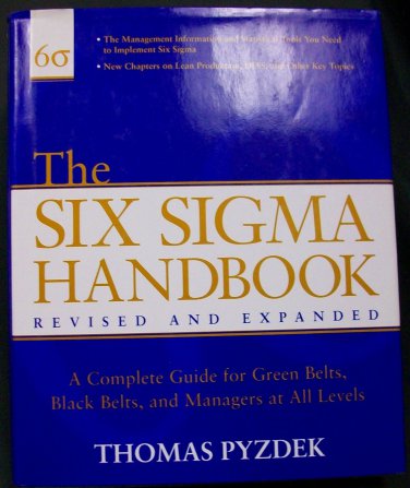 Six Sigma Handbook Revised by Pyzdek Thomas