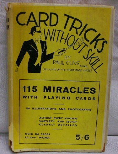 Card Tricks Without Skill by Clive, Paul
