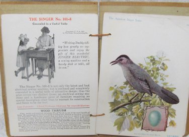 Singer Sewing Machine  - American Singer Series 15 cards