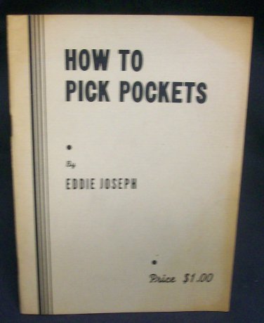 How to Pick Pockets by Joseph, Eddie