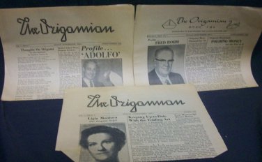 The Origamian  News Paper  3 issues