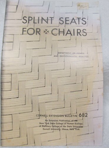 Split Seats for Chairs Bulletin 682