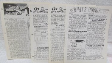 The Bat Jr. What's Doing? 1951 Numbers 1-12