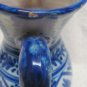 Vintage Sangria Pitcher Blue & White