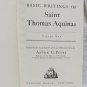 The Basic Writing of St. Thomas Aquinas Vol. 1 by Pegis