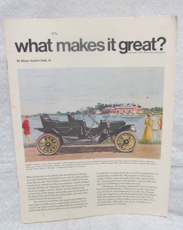 What Makes it Great by Clark, Henry