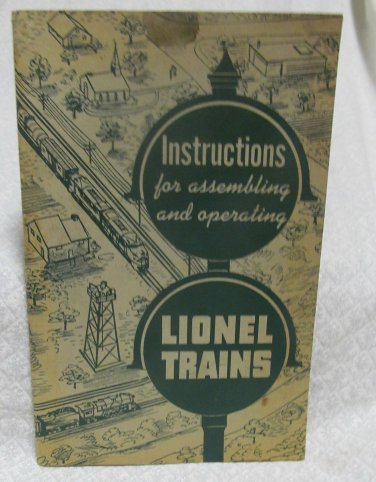Instructions Lionel trains