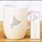 Lot of 20 Breast Cancer Awareness Mug w/Bookmark
