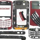 Sprint OEM BlackBerry 8330 Curve Complete Housing Case Burgundy Red