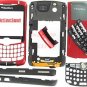Red T-Mobile RIM BlackBerry OEM 8320 Curve Full Housing Case