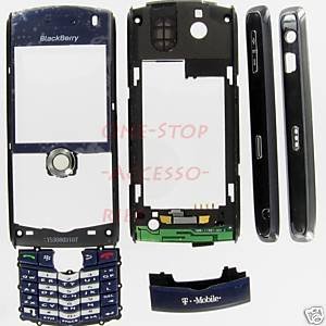Blue OEM T-Mobile BlackBerry 8100 Pearl Full Housing Case