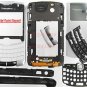 Silver RIM BlackBerry 8330 Curve Complete Housing Cover No Logo