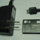 OEM LG Battery+Travel Home Charger VX8350 VX 8350 CU515