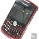 Burgandy No Logo Complete Housing Case For BlackBerry 8330 Curve