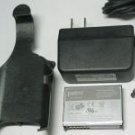 Palm Treo OEM Battery+Holster+AC Travel Charger 650 700 700p 700w 700wx