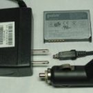 Palm Treo 680 750 750v OEM Battery+AC Home Travel+Auto Car Charger