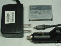 Palm Treo 680 750 750v OEM Battery+AC Home Travel+Auto Car Charger