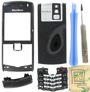 No-Logo UnBrand Universal OEM RIM BlackBerry 8100 Pearl Black Housing