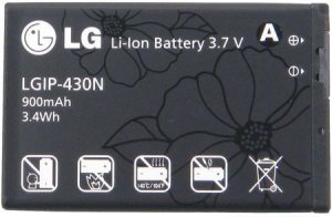 GENUINE NEW LG SLIDER LN240 LX290 LGIP-430N OEM BATTERY