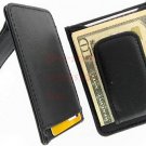 Men's Leather Money Clip Wallet Credit Card Cash Holder 910