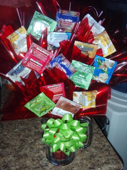 Flavored Condom Bouquet