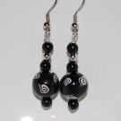 Black & White Earring