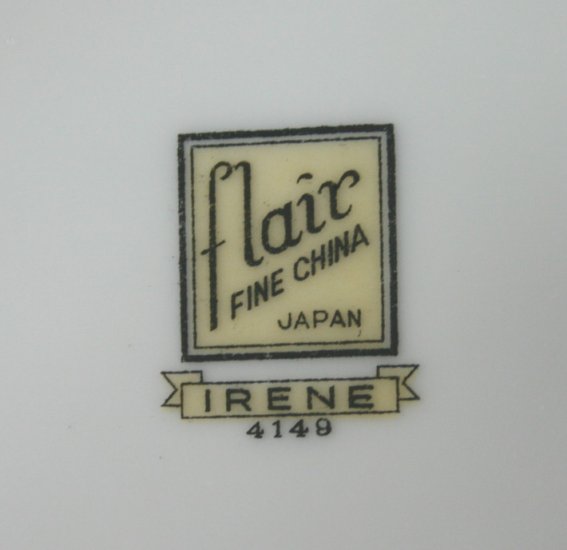 Flair Fine China IRENE 4149 7" Salad Plates