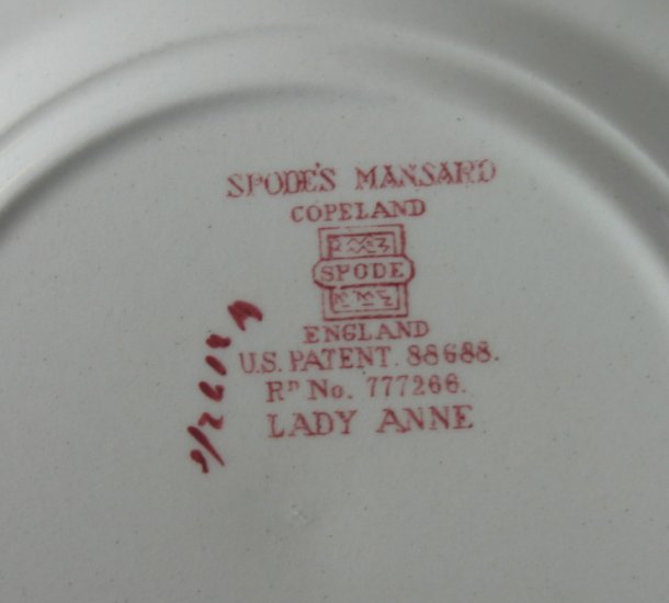 Spode Lady Anne Bread and Butter Plate
