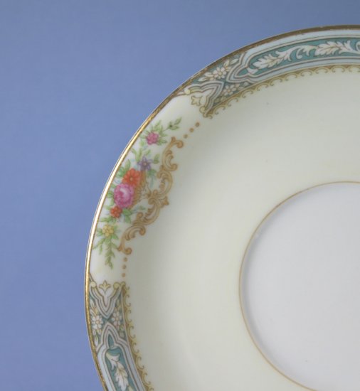 Rose China Occupied Japan 4007 Cup and Saucer Set (Footed)