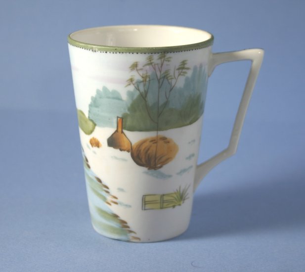 TEOH China (Nippon) Hand Painted Chocolate or lemonade Cups/Mugs Set