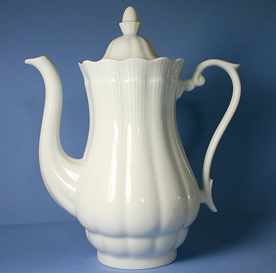 Krzysztof Porcelain Factory (Walbrzych, Poland) Empire Coffee Pot and Lid
