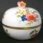 Herend Fruits & Flowers (BFR) Round Covered Bonbon with Rose