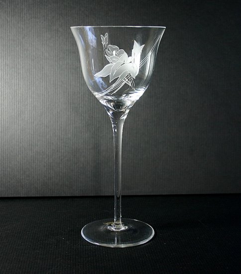 Mikasa charisma Hand Blown Vintage Frosted Crystal 