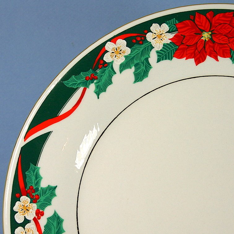 Tienshan Deck The Halls (Verge) Oval Serving Platter