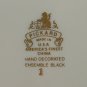 Pickard Ensemble Black 8" Salad Accent Plate