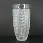 Ralph Lauren Crystal Herringbone 9 Inch Flower Vase