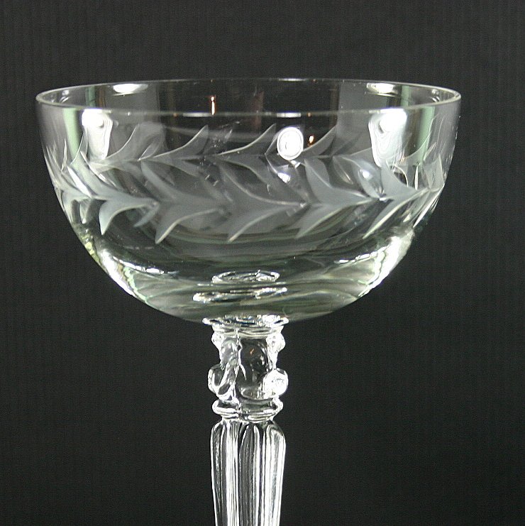 Fostoria Holly Clear (Stem 6030) Champagne/Tall Sherbet