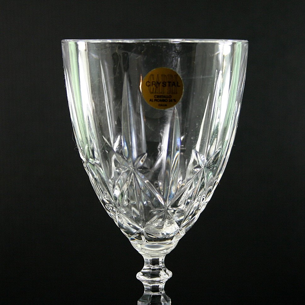 Capri Crystal Quartet Wine Glass