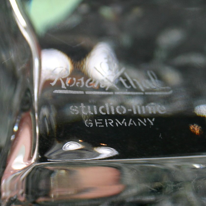 Rosenthal Crystal StudioLine Bag 8" Flower Vase