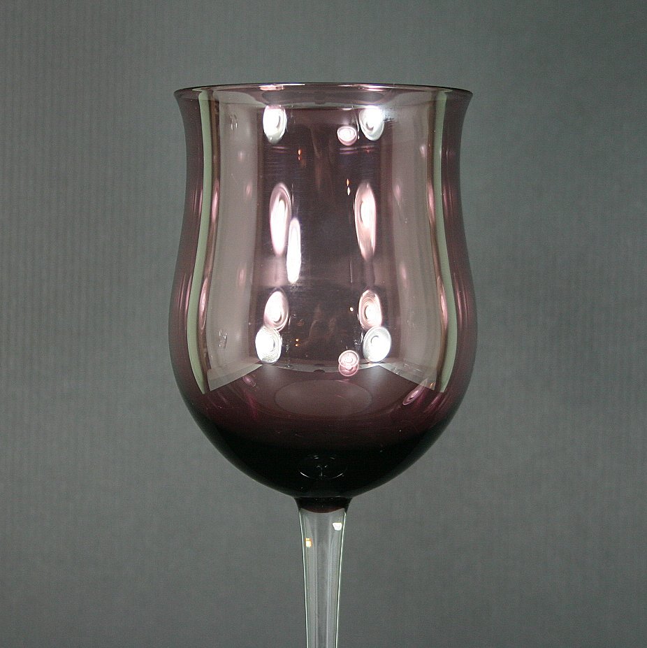 Lenox Crystal Gems Amethyst Tulip Wine Glass