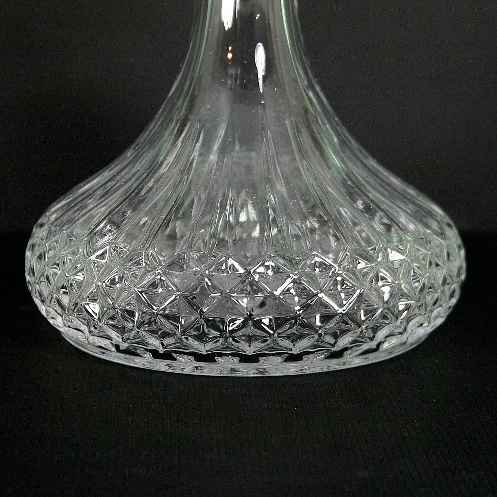 Cristal D'Arques Durand Longchamp Ships Decanter and Stopper