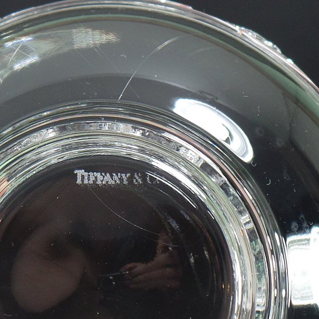 Tiffany & CO Crystal Dolphin 5 inch Round Bowl