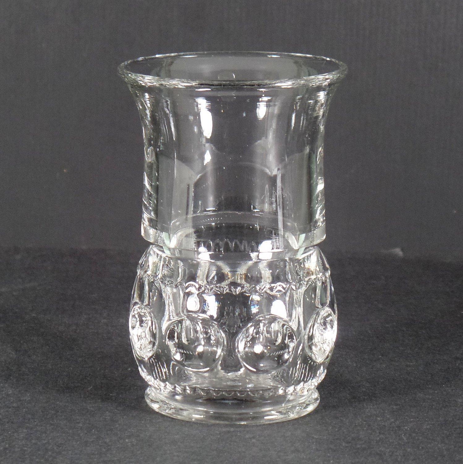 Tiffin - Franciscan King's Crown - Clear Flat Juice Glass