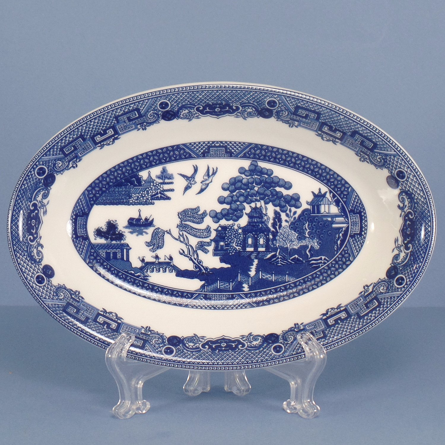 Johnson Brothers Willow Blue (England 1883) Relish/Gravy Underplate