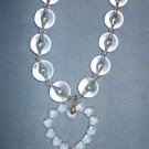 clear acrylic heart