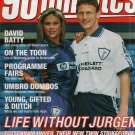 90 MINUTES FOOTBALL MAGAZINE SAMANTHA FOX NICK BARMBY  COVER  JUNE 24TH 1995