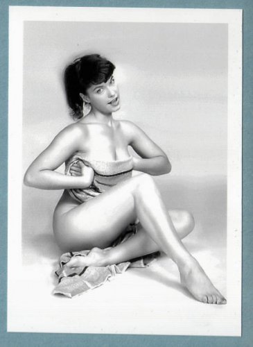 BETTY PAGE TOPLESS NUDE BREASTS NEW REPRINT 5X7  #248